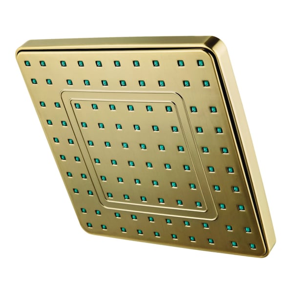 Kingston Brass Full Spray Square Rain Shower Head, Antique Brass KY4643 - main